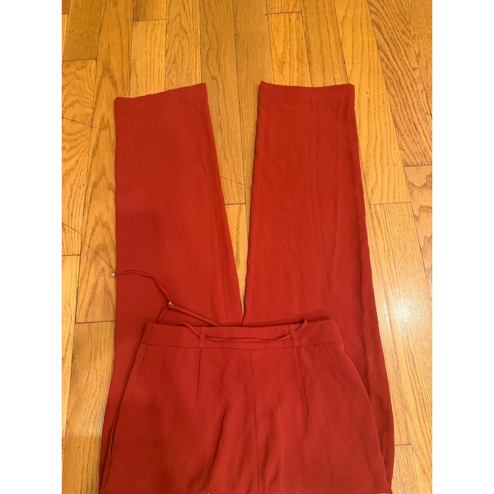 H&M High Waisted Wide Leg Trousers Dress Pants - Picture 3 of 8
